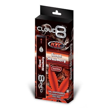 Photo of Cloud 8 HXC - Sweet Strawberry - 1ML Disposable