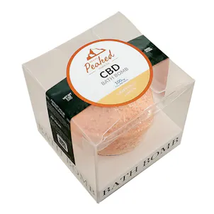 Photo of Naturally Peaked Grapefruit Lemon CBD Bath Bomb 100mg