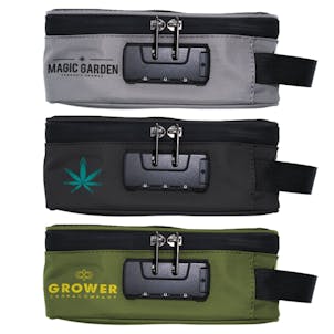 Photo of Custom Carbon Smell Proof Stash Carrying Case with Combination Lock