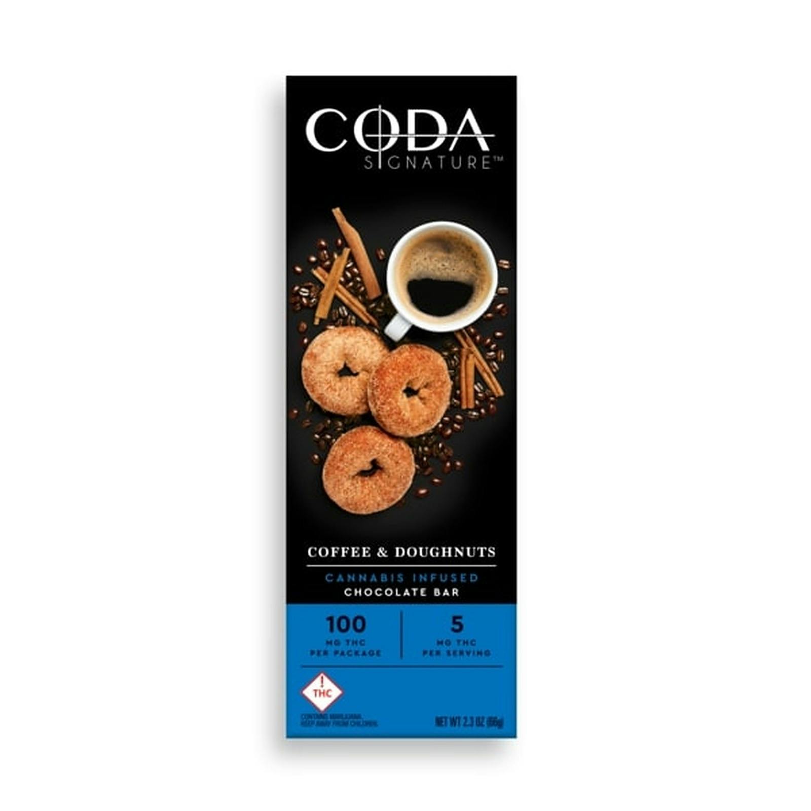 Coda Signature Coffee & Doughnuts 100mg THC Leafly