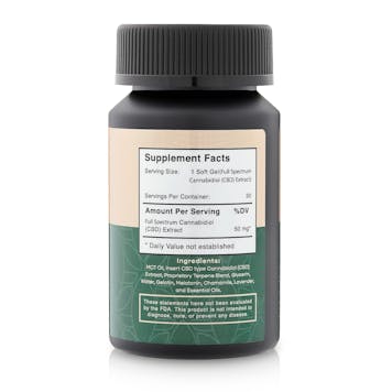 Photo of 1500mg CBD Soft Gels sleep formula