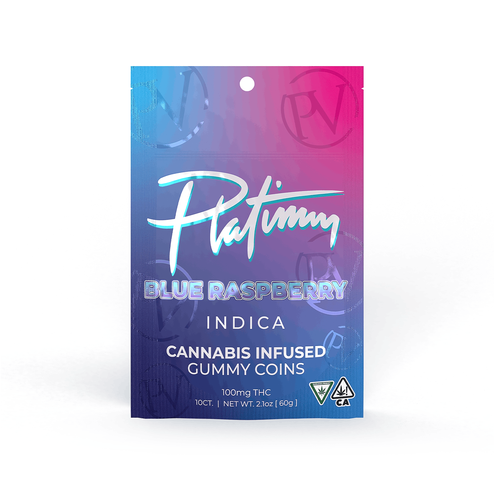Platinum Vape Platinum Vape 100mg Gummies Blue Raz Leafly
