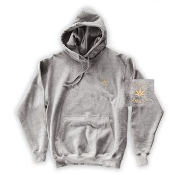 Photo of POUCH POCKET, HOLY SMOKE EMBROIDERED, UNISEX HOODIE