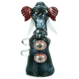 Photo of 7" Standing Elephant Head Bubbler