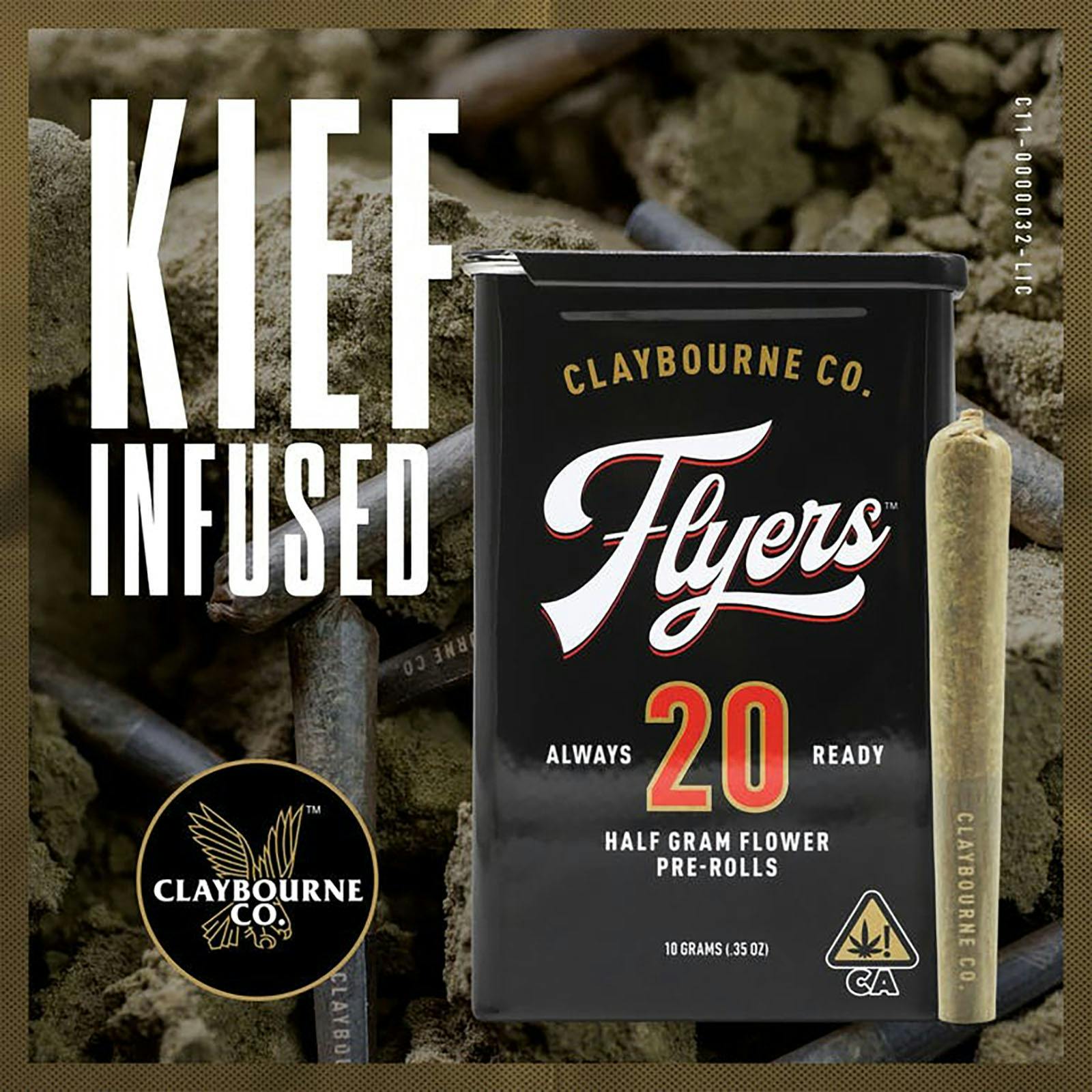 Claybourne Co. Divine Storm (10g) Flyers 20 Pack Leafly