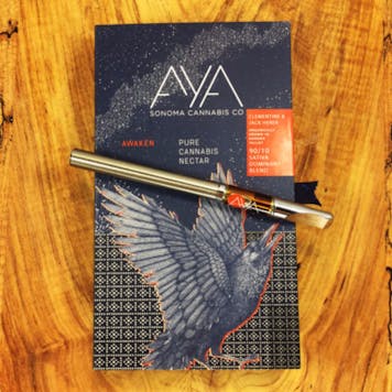 Photo of Aya "Awaken" Vape Oil Cartridge and Pen
