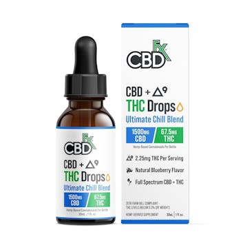 Photo of CBD + Delta-9 THC Drops: Ultimate Chill Blend (1500-6000mg)