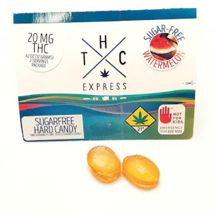 Photo of Watermelon SugarFree Hard Candies 20mg 2-Pack
