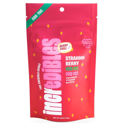 incredibles -Strahhhberry + CBD 1:1 - Gummies - 200mg