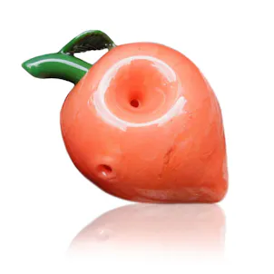 Photo of 4" Glass Peach Themed Spoon "Peachy Keen"
