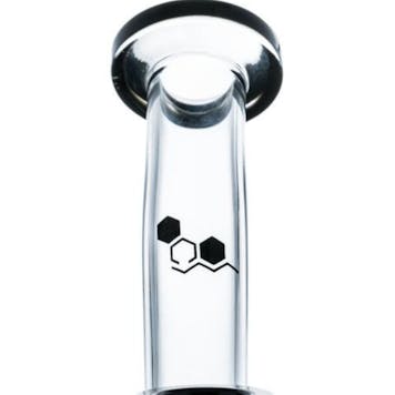 Photo of 8.5" Bent Neck Matrix Perc Bong w/ Black Accents