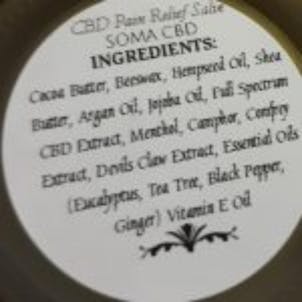 Photo of SOMA CBD SALVE 500MG FULL SPECTRUM PAIN RELIEF