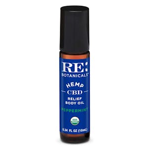 Photo of Relief Body Oil, Peppermint - USDA Certified-Organic CBD Body Oil