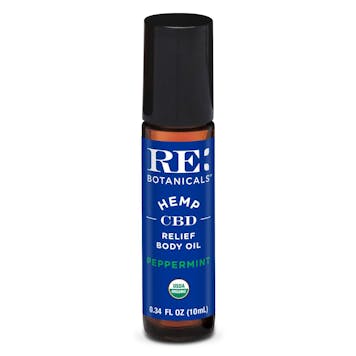 Photo of Relief Body Oil, Peppermint - USDA Certified-Organic CBD Body Oil