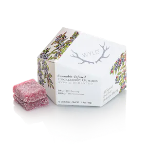Photo of Huckleberry Hybrid Enhanced Gummies | 100mg