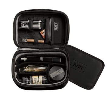 Photo of RYOT® 2.3L Safe Case™ Small Carbon Series™ with SmellSafe® and Lockable Technology in Black