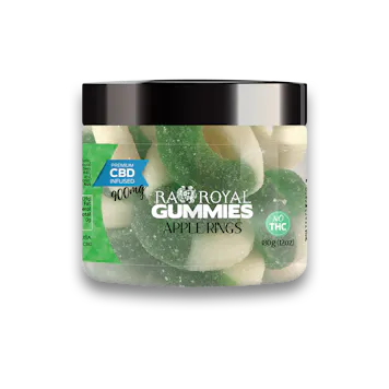 Photo of R.A. Royal Gummies: CBD Apple Ring Gummy Jar (900 MG)