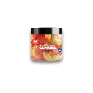 Photo of R.A. Royal Gummies: CBD Peach Ring Gummy Jar (300 MG)