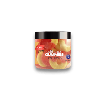 Photo of R.A. Royal Gummies: CBD Peach Ring Gummy Jar (300 MG)