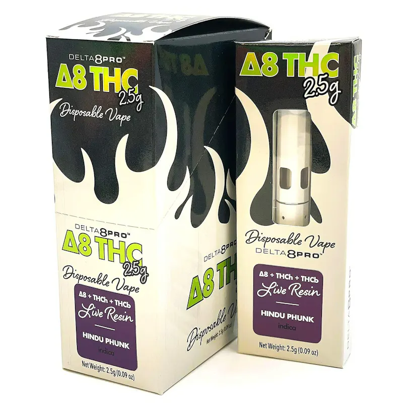 Delta 8 Pro 2.5mL Live Resin Disposable Hindu Phunk (Delta8, THCh