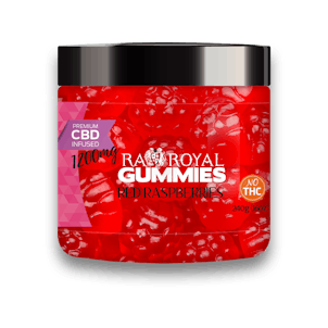 Photo of R.A. Royal Gummies: CBD Red Raspberry Gummy Jar (1200 MG)
