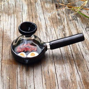 Photo of 4.5" "Wake & Bake" Morning Sesh Glass Hand Pipe