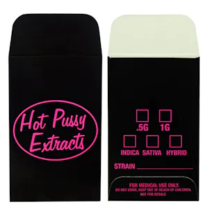 Photo of 25 Pink Hot Pussy Extracts Concentrate Shatter Labels Strain Envelopes #176