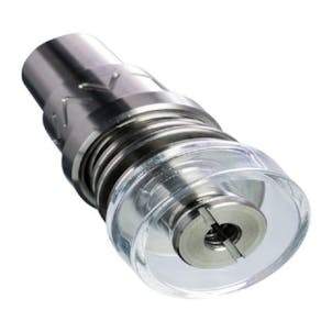 Photo of 14mm/18mm Universal Domeless Titanium Nail with "Quartz Dish"