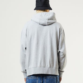 Photo of Afends Mens All Day - THC Essential - Hemp Hoodie - Shadow Grey Marle