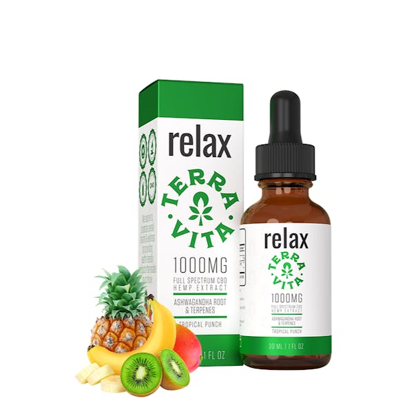 TerraVita CBD (20% OFF CODE: LEAF20): Relax Full Spectrum