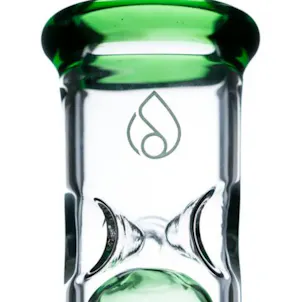 Photo of 11" Double Tree Perc Straight Tube Bong