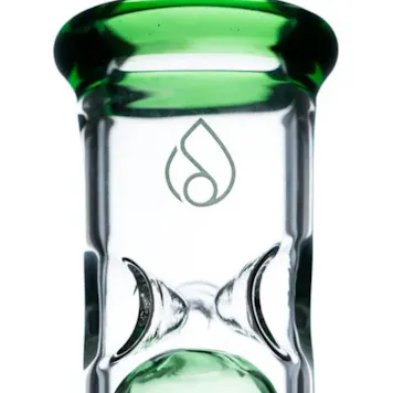 Photo of 11" Double Tree Perc Straight Tube Bong