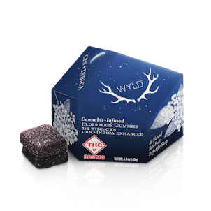 Photo of *HIGH DOSE* Elderberry 3:1 CBN + Indica Enhanced Gummies | 300mg:100mg