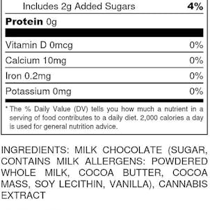 Photo of Haze & Main Milk Chocolate Bar 250mg