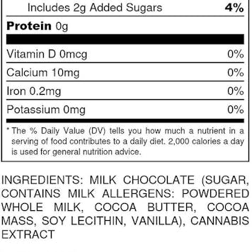 Photo of Haze & Main Milk Chocolate Bar 250mg