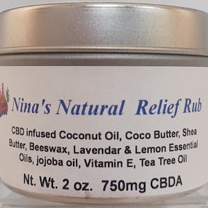 Product image for Nina's Natural Relief Rub $29.95