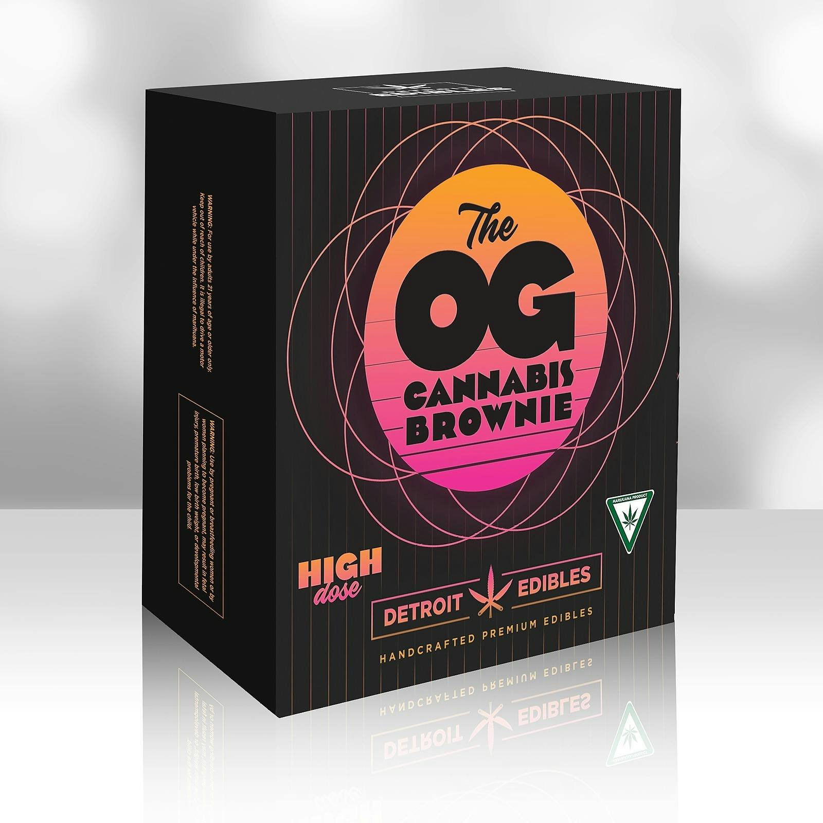 Detroit Edibles The OG Cannabis Brownie High Dose Leafly