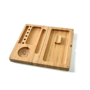 Photo of Back Flip Bamboo Rolling Tray