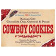 Product image for Cowboy Cookies (Chocolate Chip, Oatmeal & Pecan) - 60mg 6pack