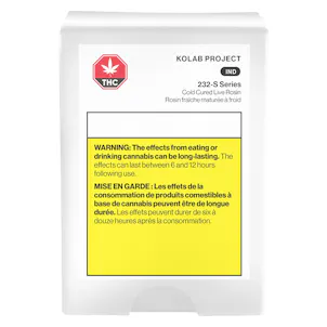 Photo of 232-S Series: Cold Cured Live Rosin - Net Weight 1g