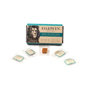 Photo of Darwin Caramel Hard Candy 100mg CBD/10mg THC