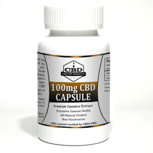 Photo of CBD Hempindica 100mg CBD Capsule