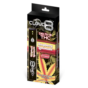 Photo of Cloud 8 - Delta 8 - Raspberry Lemonade - 1ML Disposable