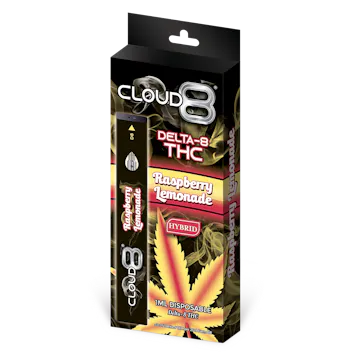 Photo of Cloud 8 - Delta 8 - Raspberry Lemonade - 1ML Disposable