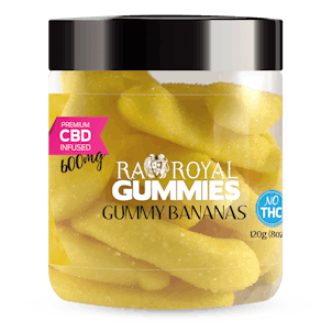 Product image for 600MG CBD Infused Gummy Bananas - R.A. Royal Gummies