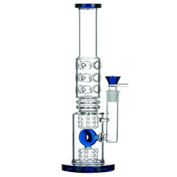 Photo of "Fire Cut Inset to Donut" Perc Big Bong