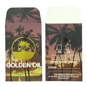 Photo of 25 Golden Oil Premium Foil Shatter Labels Wax Strain Coin Envelopes #149