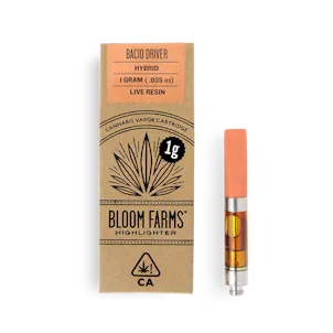 Photo of Bacio Driver (Hybrid) Live Resin with Liquid Diamonds - 1 GRAM Cartridge