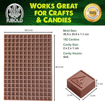 Photo of Square THC Candy Mold - Nevada