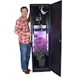 Product image for Medium Hydroponic & Dirt LED Light Cabinet Garden™ for Home Cannabis Growing